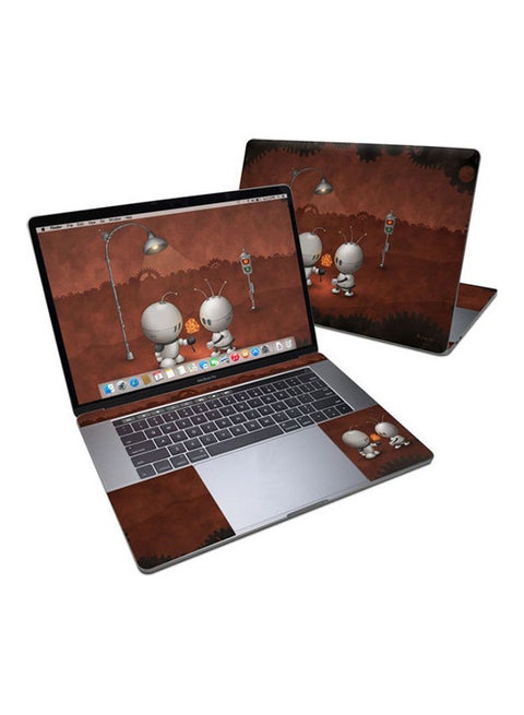 Robots In Love Skin Cover For Macbook Air 15 2129 Multicolour
