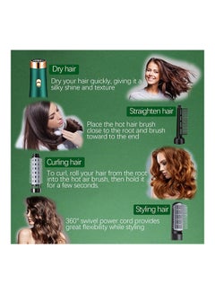 Arabest 3 In 1 Hair Dryer Rotating Brush Blue 22x4cm  - Image 4