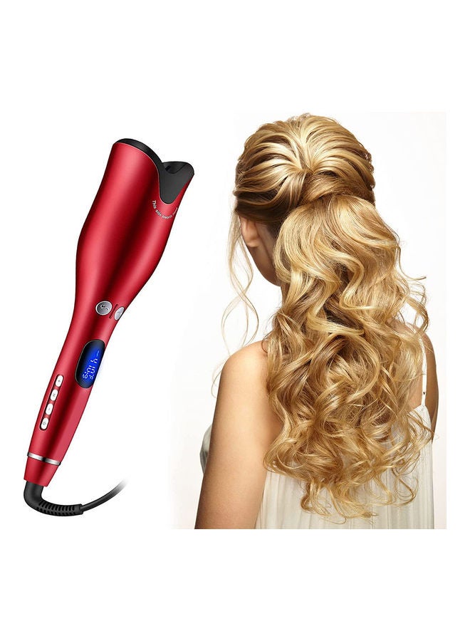 Arabest Hair Curler Rotating Ceramic Crimper Red 32x5cm  - Image 1