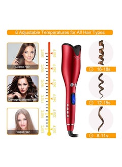 Arabest Hair Curler Rotating Ceramic Crimper Red 32x5cm  - Image 5