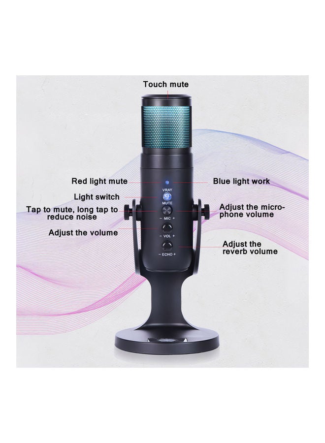 Arabest Condenser Microphone For Laptop Multicolour  - Image 5
