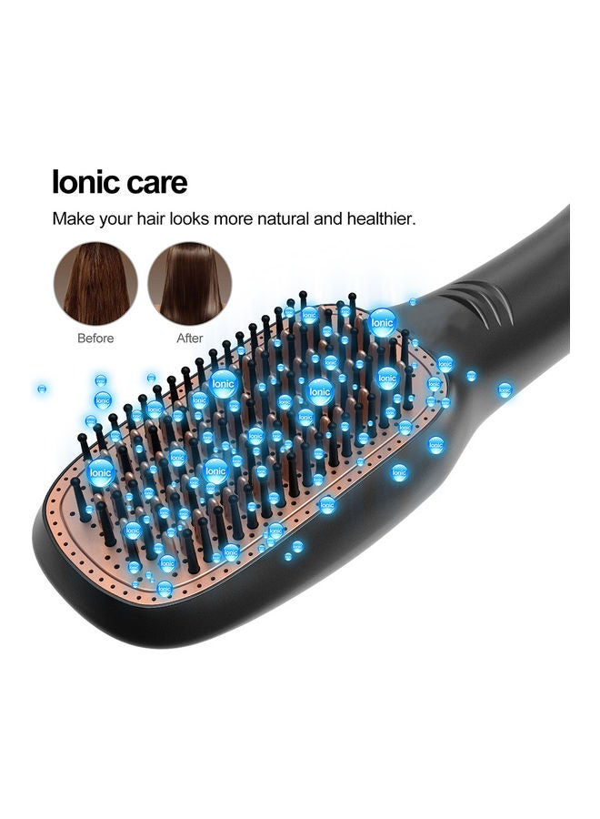 Steam And Infrared Hair Dryer Black 32x5x7cm