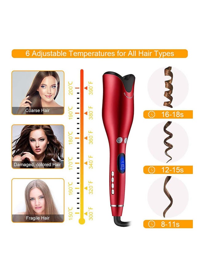 Arabest Hair Curler Rotating Crimper Red 32x5cm  - Image 5
