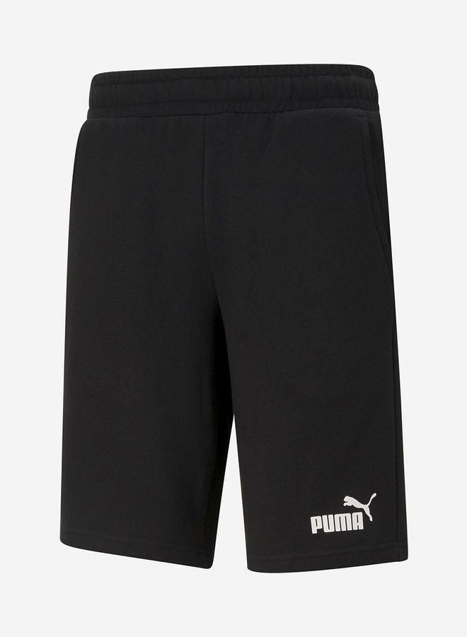 PUMA Side Pocket Essential Knitted Jersey Shorts Black  - Image 4