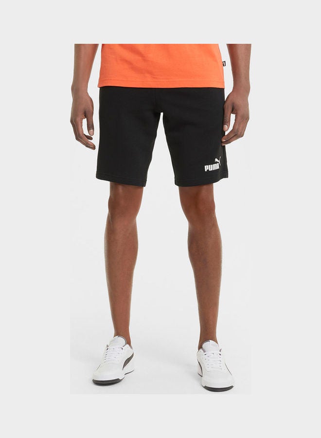 PUMA Side Pocket Essential Knitted Jersey Shorts Black  - Image 1