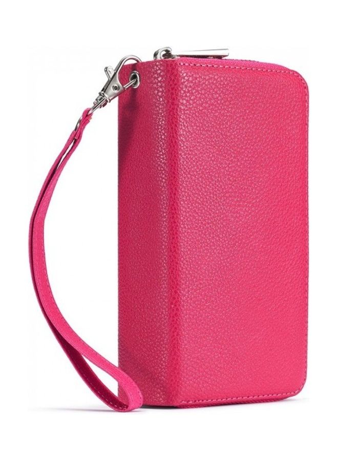 MARGOUN Wallet Flip Case Cover For iPhone 12 Mini Hot Pink  - Image 1