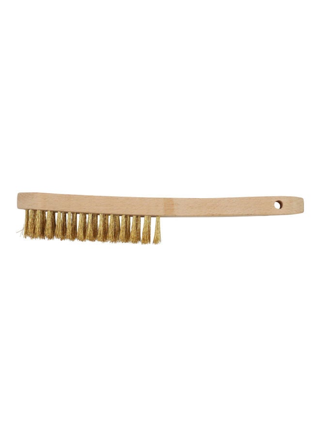 Hero Brass Coated Hand Wire Brush Brown 10inch - Image 2