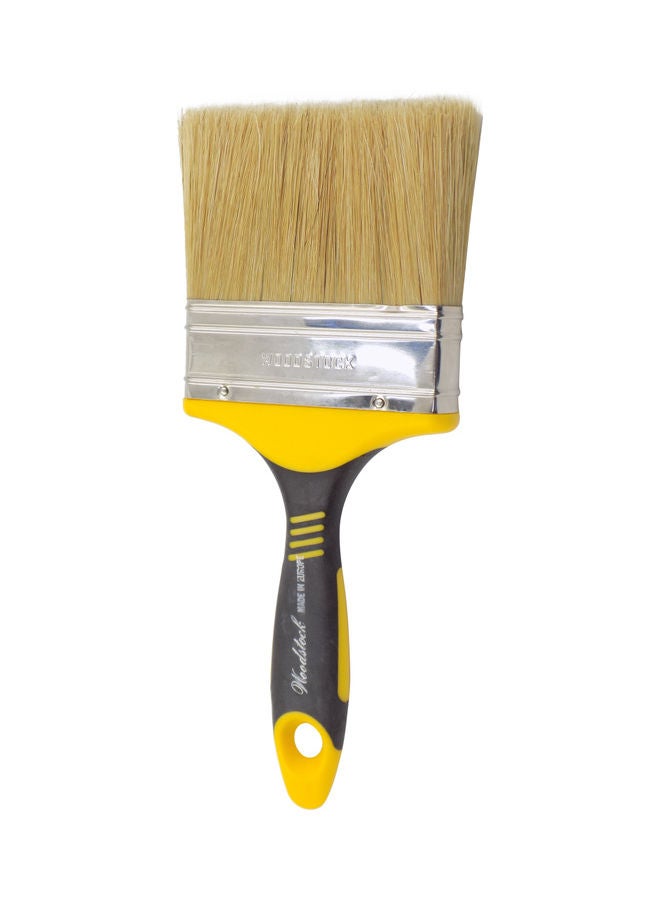 Woodstock - Castor Paint Brush Black/Yellow 4inch - Image 1