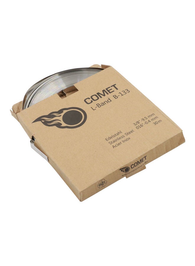 Bandimex Stainless Steel Band Silver 3/8"x30meter 