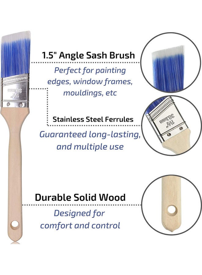 Woodstock - Penne Paint Brush Blue 1.5inch - Image 1