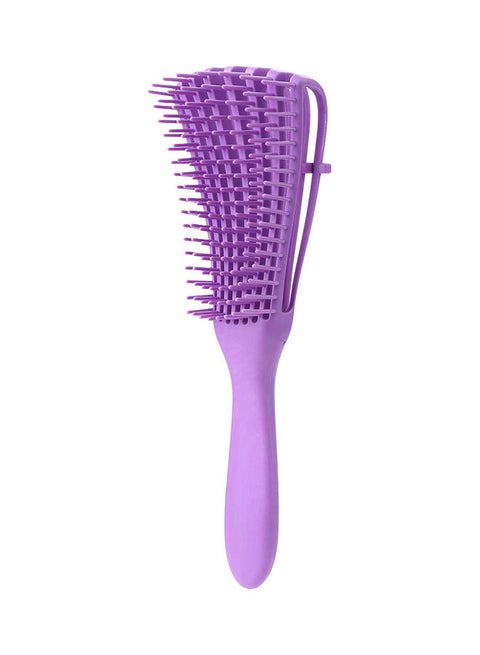 Octopus Hair Brush Comb Purple 24.5cm