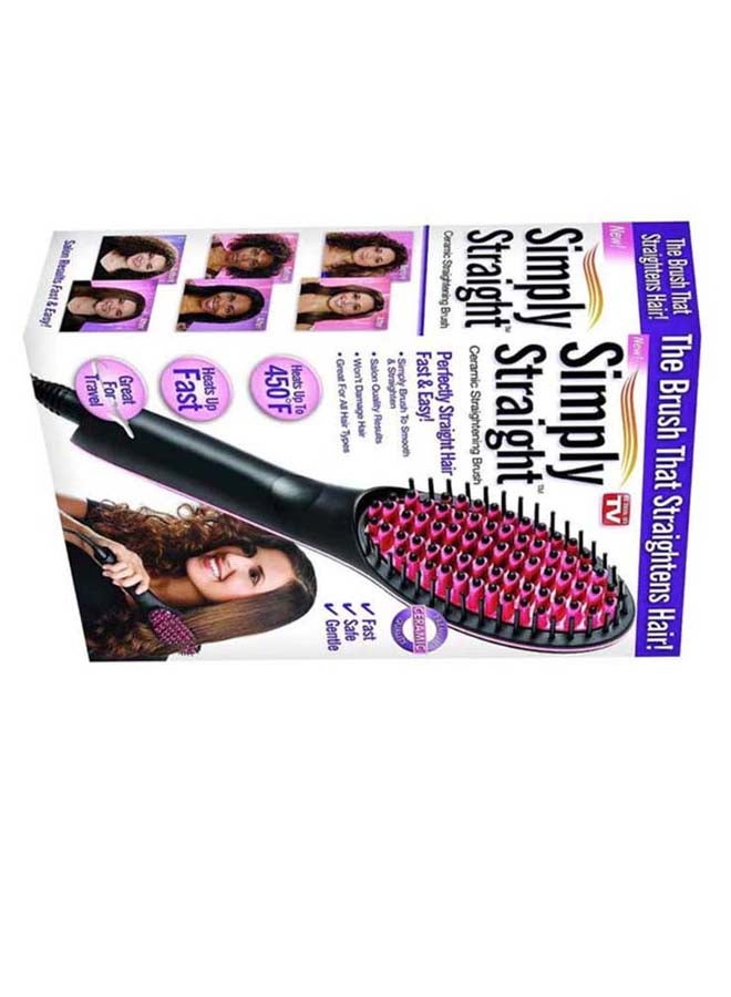 Szent peter Hair Straightener Brush Black/Red  - Image 2