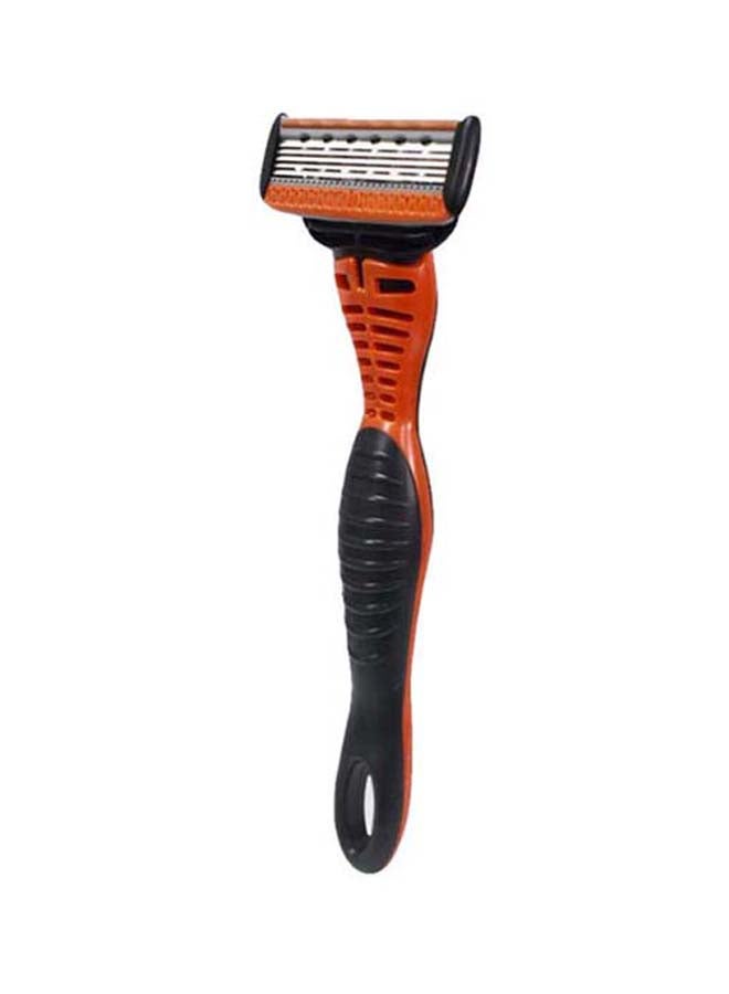 Swift 5 Blade Unique Disposable Shaving Razor Orange/Black  - Image 3