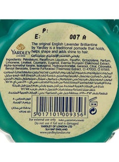 Yardley English Lavender Brilliantine Hair Pomade Green 80grams  - Image 2