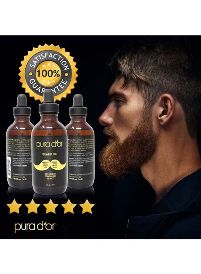 Pura d'or Blend Of Natural Extract Beard Oil 118ml - Image 3