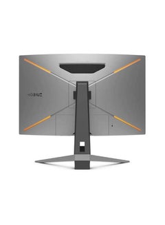 BenQ 27 inch Mobiuz Ex2710R 2K Qhd Curved Gaming Monitor, 165Hz 1Ms, 1000R Curve, Hdri, Dual Speakers + Subwoofer, Amd Freesync Premium Pro, Eyecare & Height/Tilt AdjUStable Stand, Hdmi & Display Port Metallic Grey  - Image 2