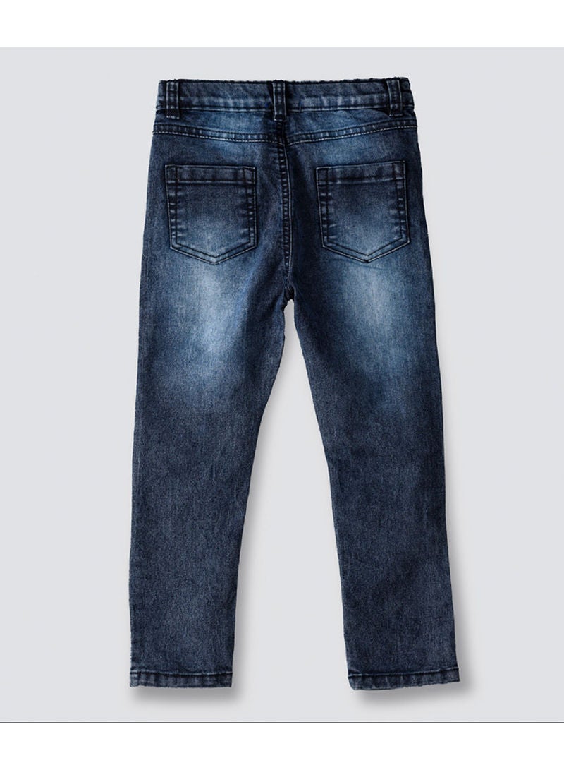 JAM Embroidered Patches Jeans Light Blue  - Image 2