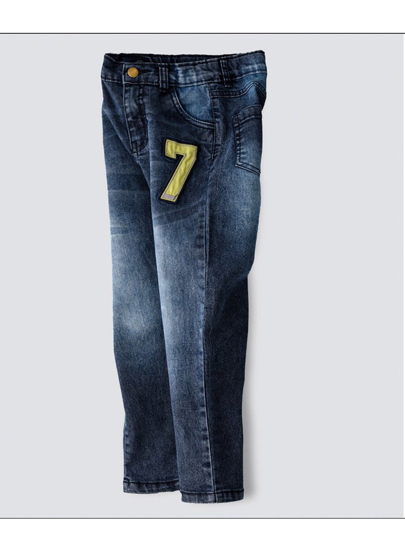 JAM Embroidered Patches Jeans Light Blue  - Image 3