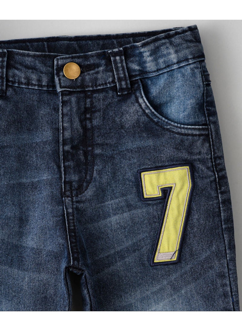 JAM Embroidered Patches Jeans Light Blue  - Image 4