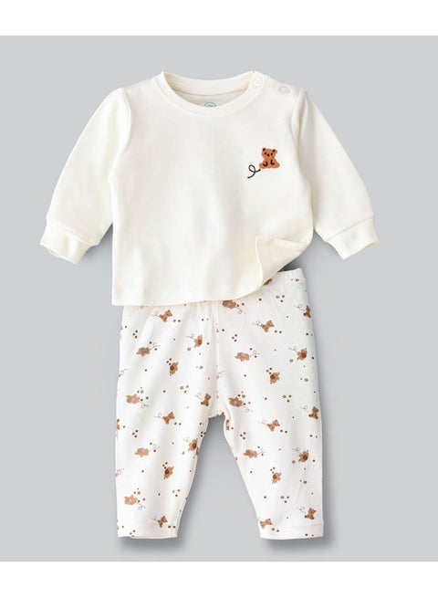 Printed Pyjama Set Multicolour
