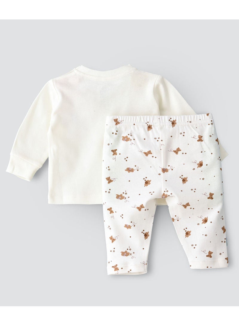 Tiny Hug - Printed Pyjama Set Multicolour - Image 1