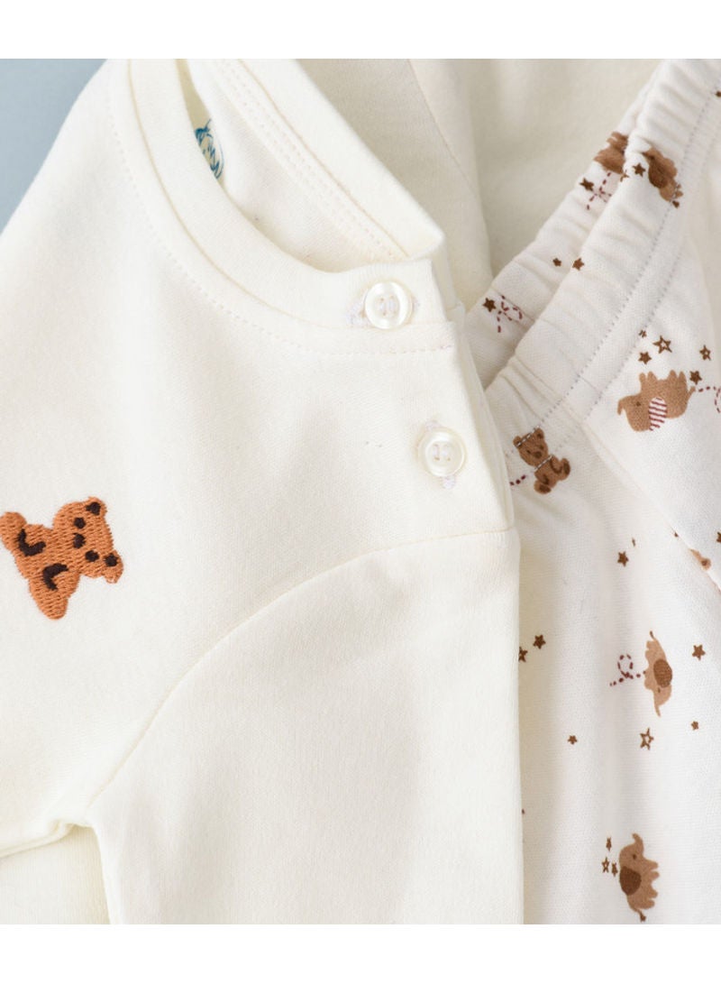 Tiny Hug - Printed Pyjama Set Multicolour - Image 1