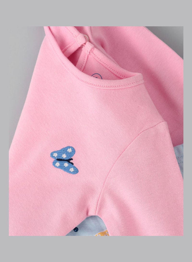 Tiny Hug Printed Pyjama Set Multicolour  - Image 4