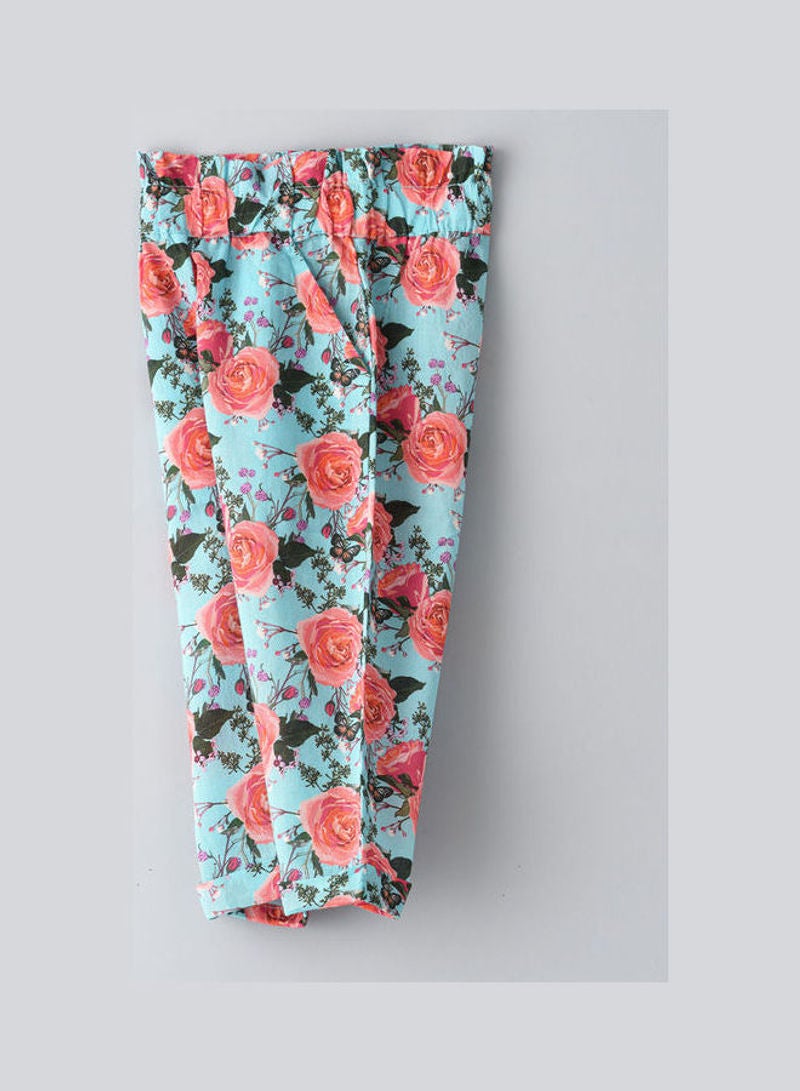 Jelliene Woven All Over Print Pull On Pants Multicolour  - Image 3
