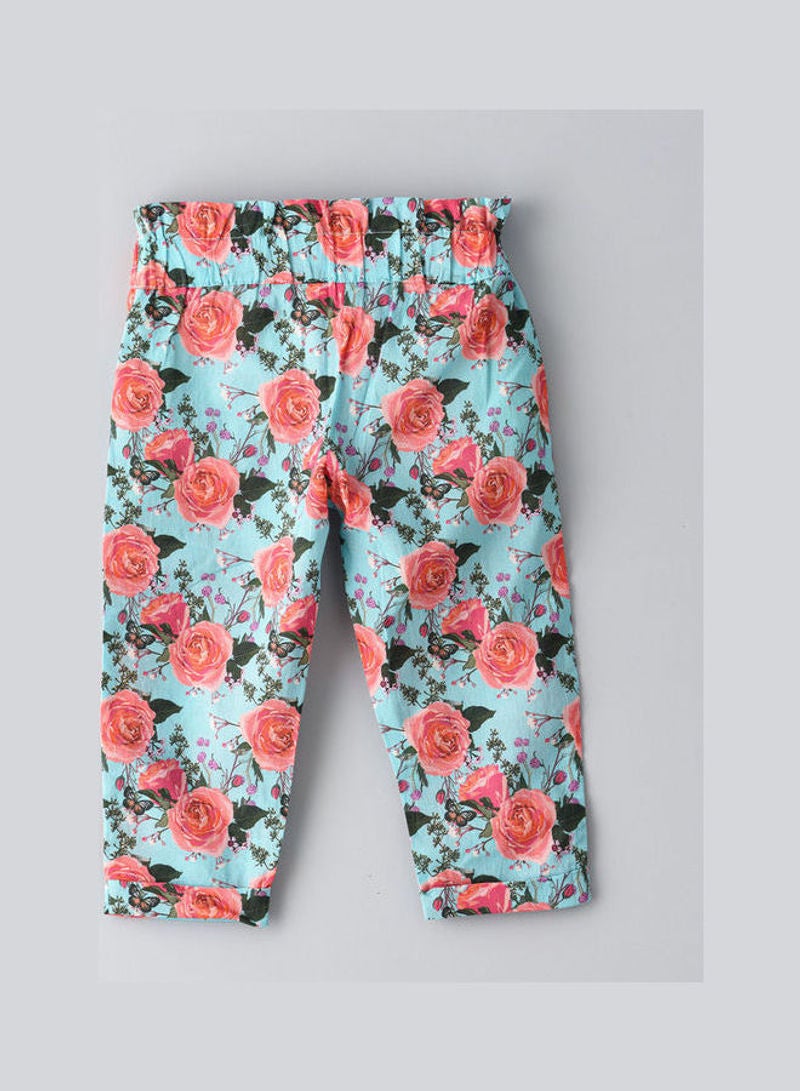 Jelliene Woven All Over Print Pull On Pants Multicolour  - Image 2