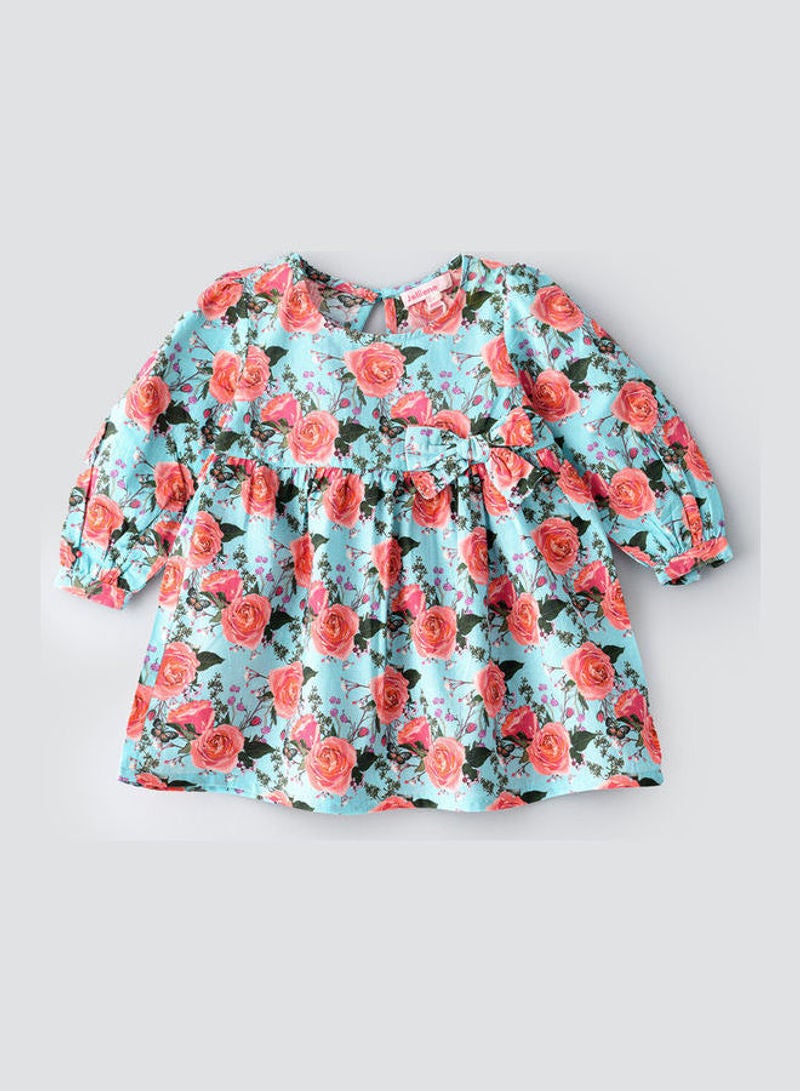 Jelliene Woven All Over Print Dress Multicolour - Image 1