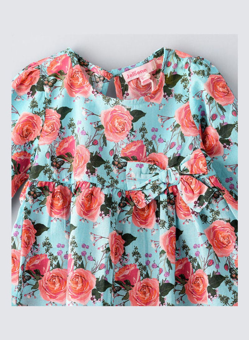 Jelliene Woven All Over Print Dress Multicolour - Image 3