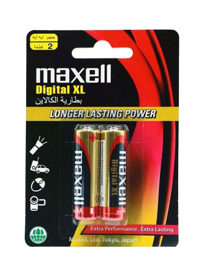 Maxell 2-Piece Digital XL AA Batteries Multicolour