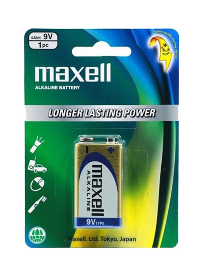 Maxell Alkaline 9V Battery Multicolour  - Image 1