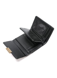 SAGA Women Cover Engraved Distinctive Snake Print Hand Wallet Black/Grey  - Image 5