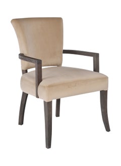 Durable And Comfy Modern Dining Chair With Fabric Half Covered Beetle Chairs Easy Assembly Oak/Pink 61x66x89cm