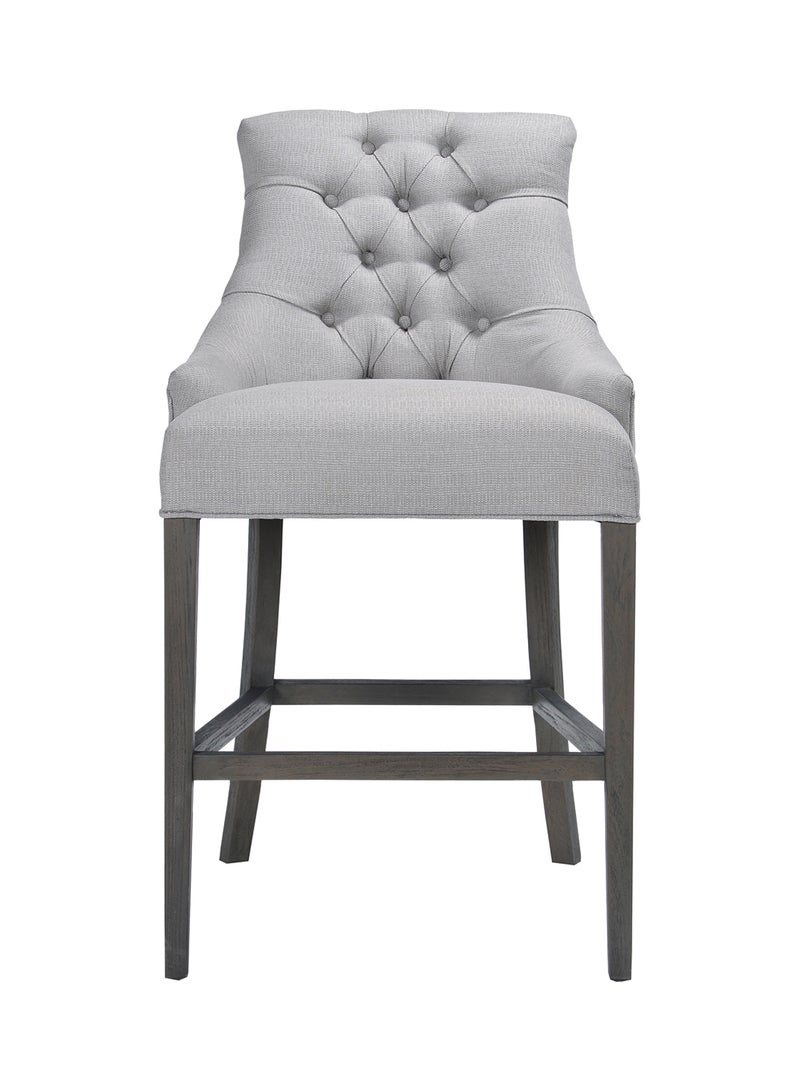 ebb & flow Dining Chair Luxurious - In Oak/Grey Wooden Chair Oak/Grey 61 x 69 x 113cm  - Image 2