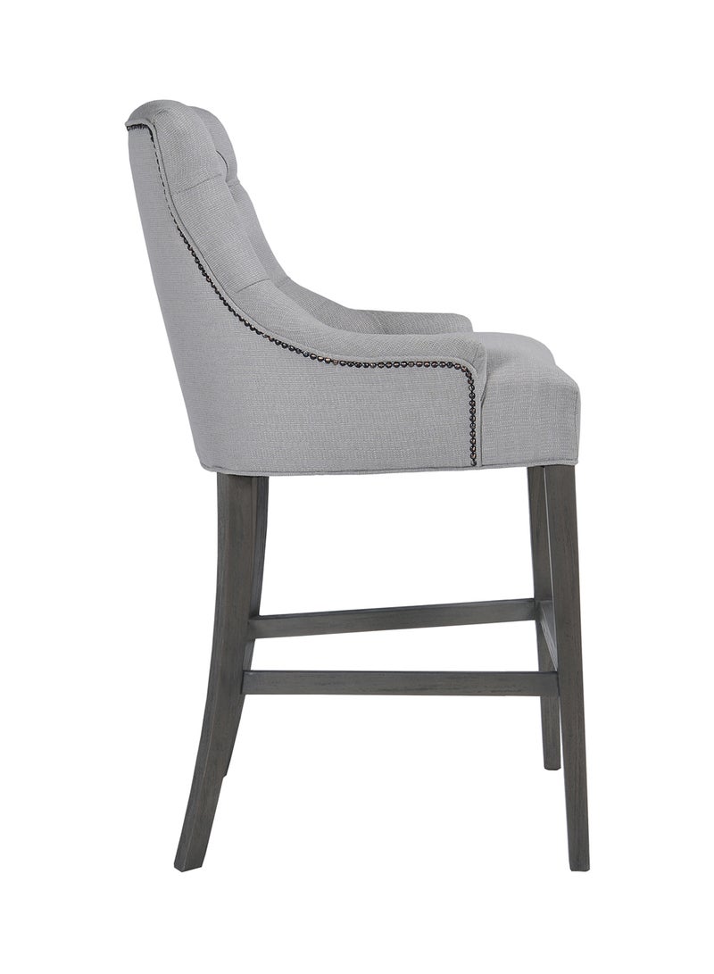 ebb & flow Dining Chair Luxurious - In Oak/Grey Wooden Chair Oak/Grey 61 x 69 x 113cm  - Image 3