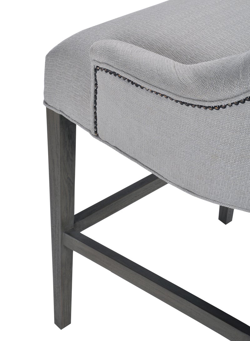 Dining Chair Luxurious - In Oak/Grey Wooden Chair Oak/Grey 61 x 69 x 113cm