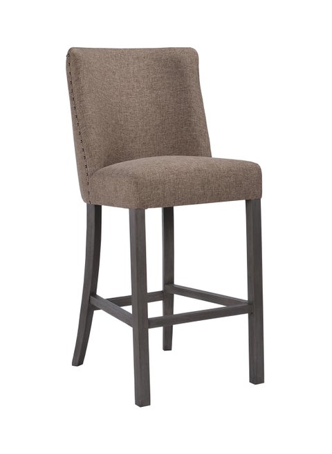 Stool Luxurious - In Grey E/ Oat Wooden Chair Grey E / Oat 49 x62 x 115cm