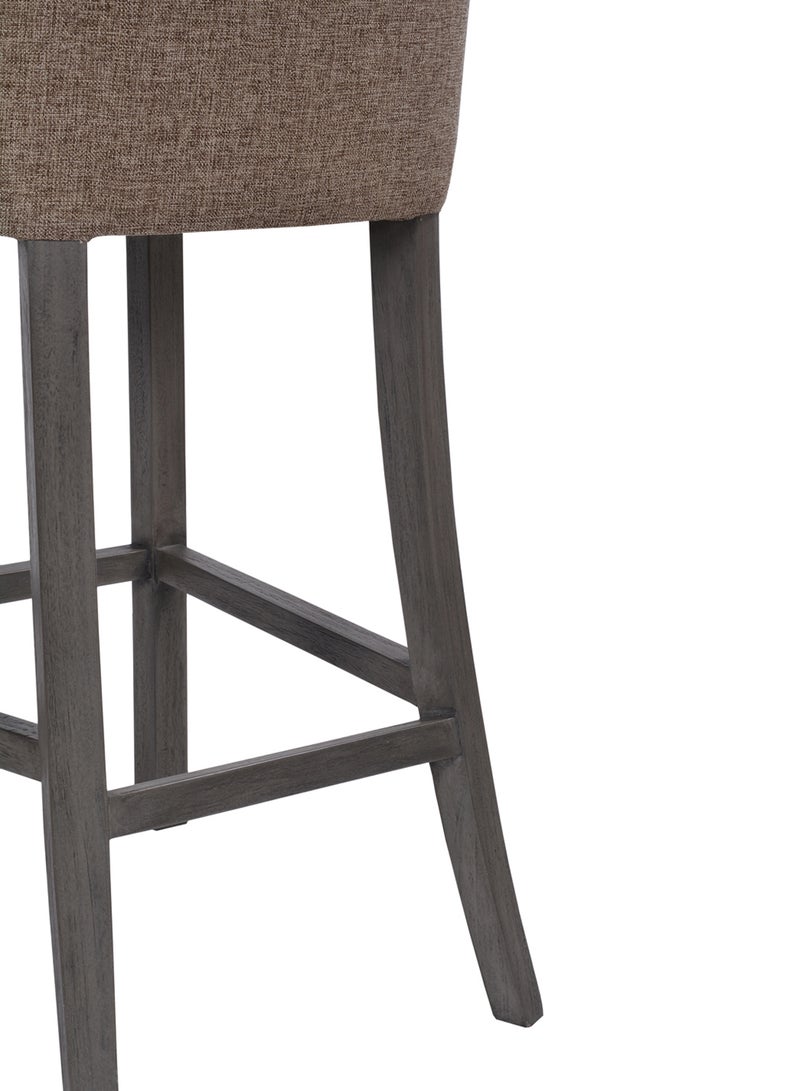 Stool Luxurious - In Grey E/ Oat Wooden Chair Grey E / Oat 49 x62 x 115cm