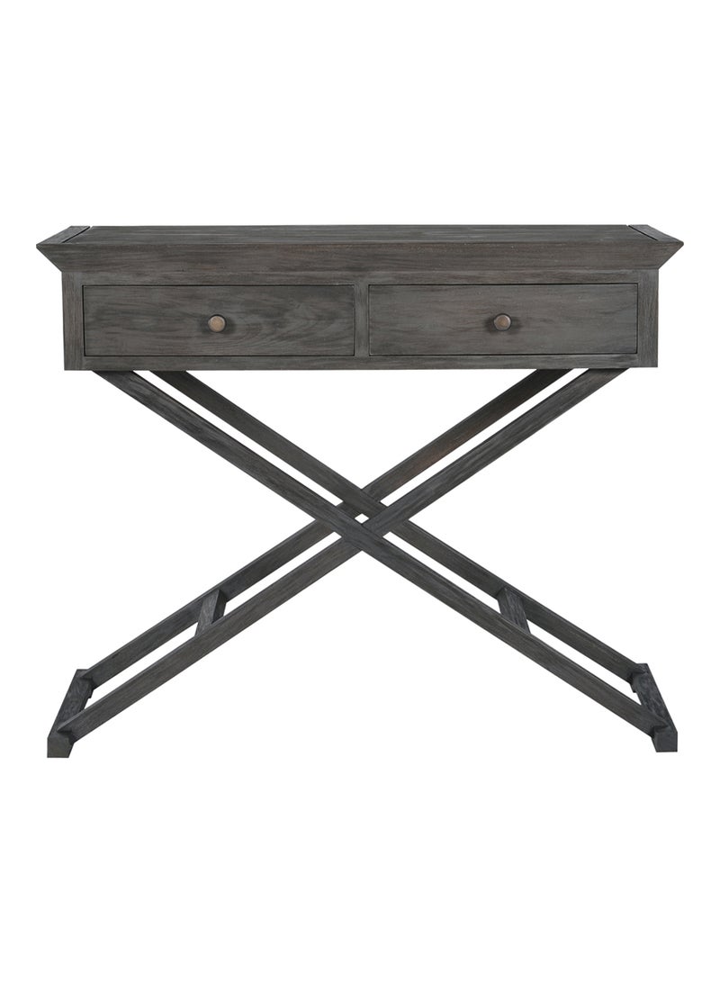 ebb & flow - Side Table Luxurious - In Oak Wood - Used Next To Sofa As Coffee Corner Oak 90 x 40 x 75cm - Image 1