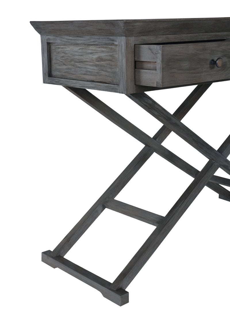 ebb & flow - Side Table Luxurious - In Oak Wood - Used Next To Sofa As Coffee Corner Oak 90 x 40 x 75cm - Image 1