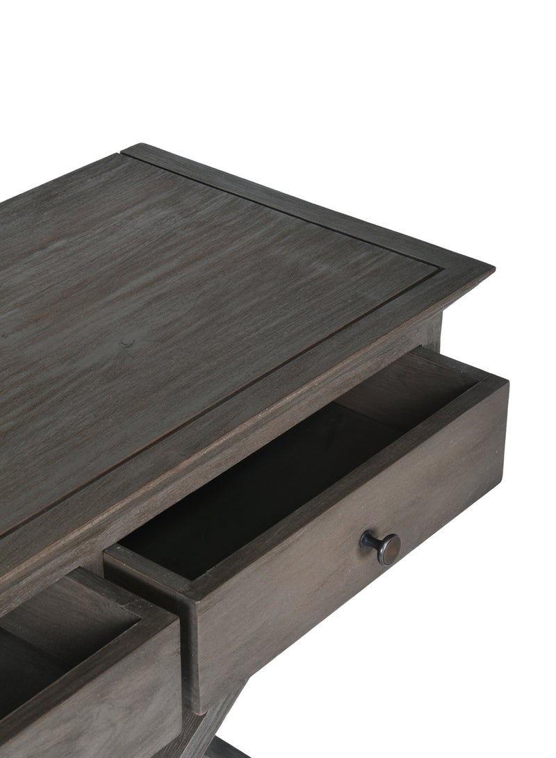 ebb & flow - Side Table Luxurious - In Oak Wood - Used Next To Sofa As Coffee Corner Oak 90 x 40 x 75cm - Image 1