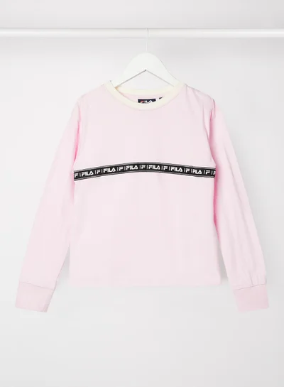 FILA Youth Box Line T-Shirt Pink