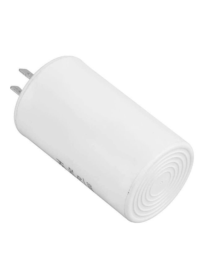 Plastic Shell Capacitor With Frequency Of 50Hz/60Hz For Washer Air Conditioners Compressors Pump & Motors White 4inch