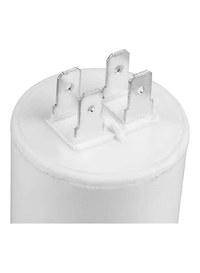 Plastic Shell Capacitor With Frequency Of 50Hz/60Hz For Washer Air Conditioners Compressors Pump & Motors White 4inch