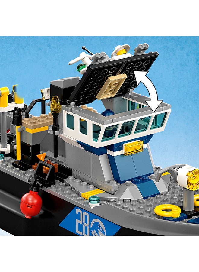 LEGO - 76942 Jurassic World Baryonyx Dinosaur Boat Escape  Building Kit 308 Pieces 3+ Years - Image 1