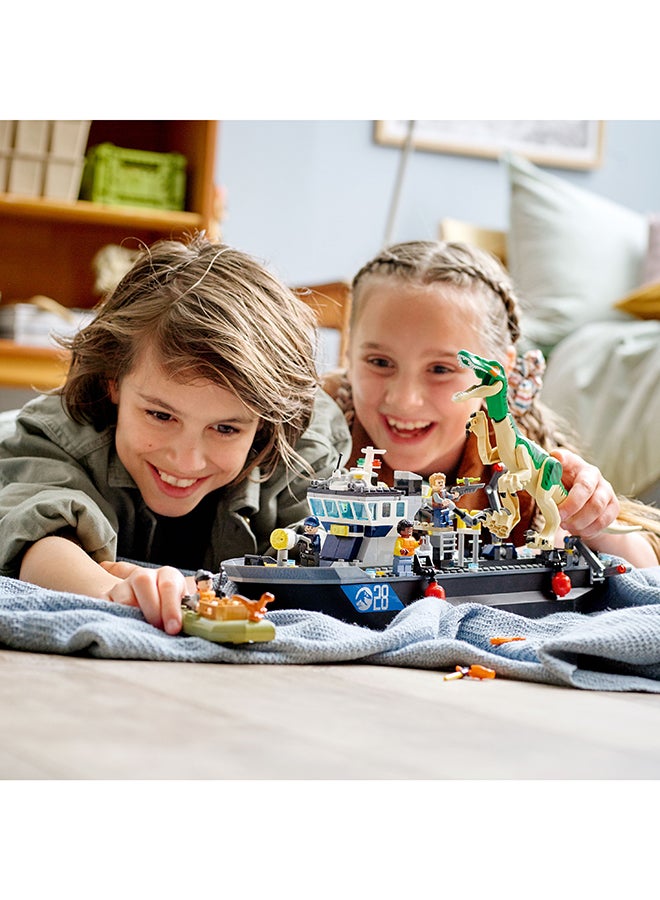 LEGO - 76942 Jurassic World Baryonyx Dinosaur Boat Escape  Building Kit 308 Pieces 3+ Years - Image 1