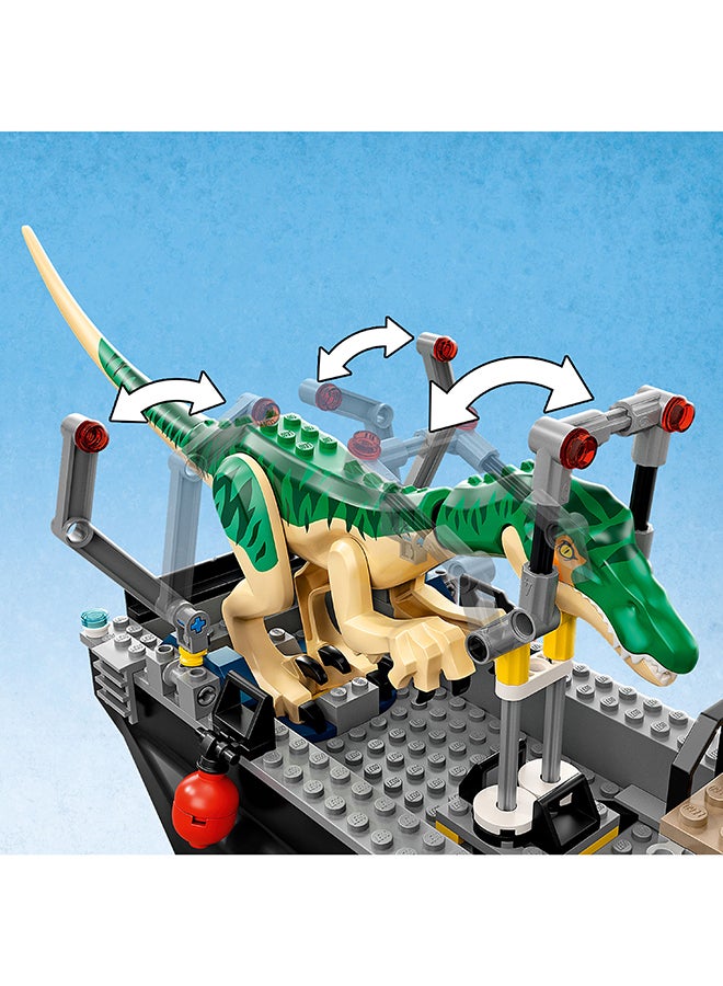 LEGO - 76942 Jurassic World Baryonyx Dinosaur Boat Escape  Building Kit 308 Pieces 3+ Years - Image 1