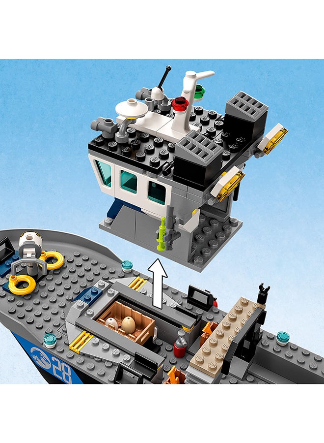 LEGO - 76942 Jurassic World Baryonyx Dinosaur Boat Escape  Building Kit 308 Pieces 3+ Years - Image 1